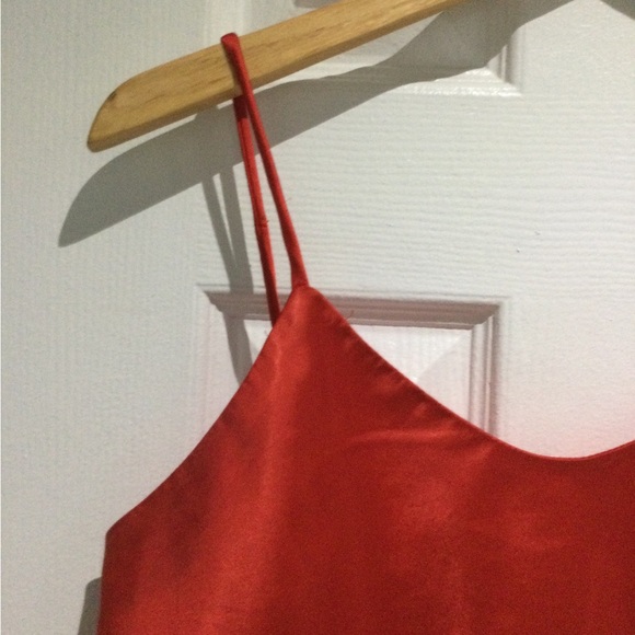 Reitmans Red Sleeveless Satin Camisole - Picture 4 of 5